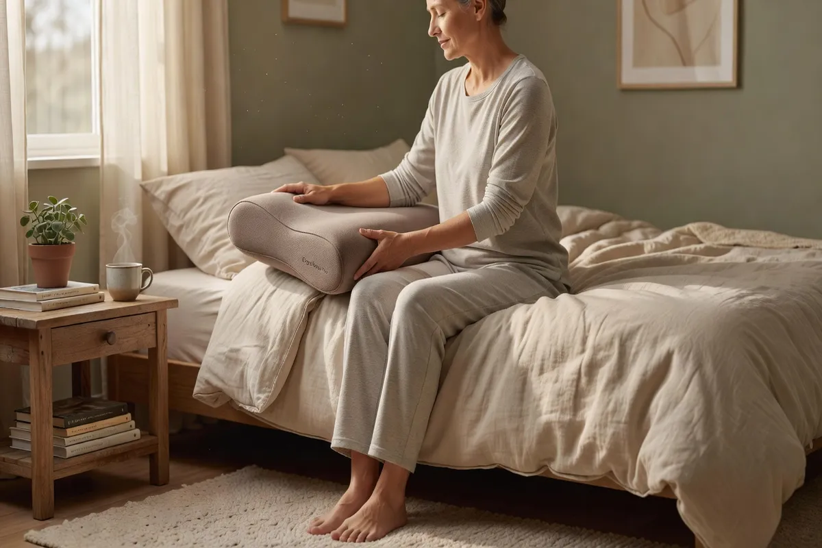 Réglage de la hauteur d'oreiller pour la position de sommeil latéral